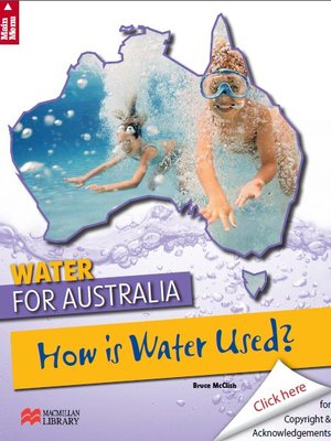 cover image of Water for Australia: How is Water Used?